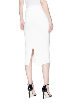 Back View - Click To Enlarge - VICTORIA BECKHAM - Float outseam knit pencil skirt