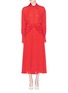 Main View - Click To Enlarge - VICTORIA BECKHAM - Twist skirt yoke silk jersey dress