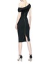Figure View - Click To Enlarge - VICTORIA BECKHAM - Zip back drape one-shoulder dress