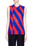 Main View - Click To Enlarge - CALVIN KLEIN 205W39NYC - Diagonal stripe sleeveless knit top