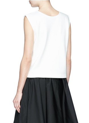 Back View - Click To Enlarge - CALVIN KLEIN 205W39NYC - Slogan print sleeveless top