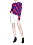 Figure View - Click To Enlarge - CALVIN KLEIN 205W39NYC - Diagonal stripe knit sweater