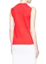 Back View - Click To Enlarge - CALVIN KLEIN 205W39NYC - 'Cowboy Boots' scarf knot cutout sleeveless knit top
