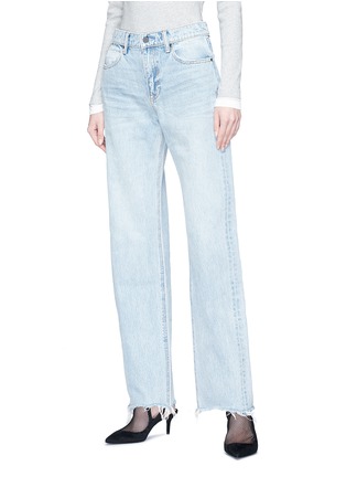 Detail View - Click To Enlarge - ALEXANDER WANG - Detachable sleeve tie jeans
