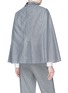 Back View - Click To Enlarge - THOM BROWNE  - Fur collar pleated tulle cape