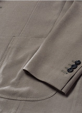 Detail View - Click To Enlarge - LARDINI - 'Sartoria' wool-silk blazer