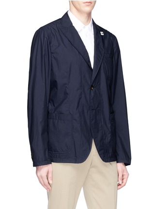Front View - Click To Enlarge - LARDINI - 'Easy Wear' nylon soft blazer