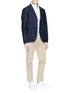 Figure View - Click To Enlarge - LARDINI - 'Easy Wear' nylon soft blazer