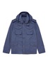 Main View - Click To Enlarge - LARDINI - 'Easy Wear' detachable hood jacket