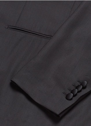 Detail View - Click To Enlarge - LARDINI - 'Supersoft' wool tuxedo suit