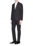 Front View - Click To Enlarge - LARDINI - 'Supersoft' wool tuxedo suit