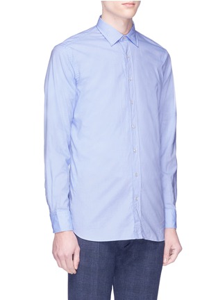 Front View - Click To Enlarge - LARDINI - Cotton Oxford shirt