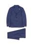 Main View - Click To Enlarge - LARDINI - 'Easy Wear' packable micro check wool suit