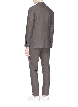 Back View - Click To Enlarge - LARDINI - 'Easy Wear' packable cotton suit