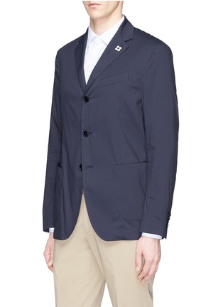 Front View - Click To Enlarge - LARDINI - 'Easy Wear' soft blazer