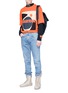Figure View - Click To Enlarge - HERON PRESTON - 'Parachute' drawstring cuff jeans