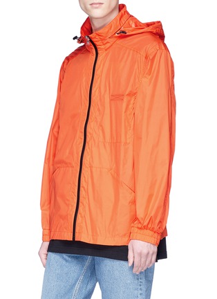 Detail View - Click To Enlarge - HERON PRESTON - Two-in-one camouflage print hooded jacket