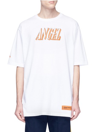 Main View - Click To Enlarge - HERON PRESTON - 'Angel' print T-shirt