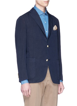 Front View - Click To Enlarge - BOGLIOLI - 'K Jacket' soft twill blazer