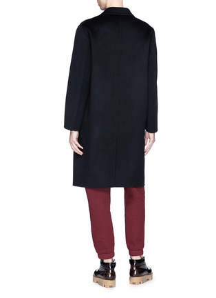 Back View - Click To Enlarge - CHRIS RAN LIN - Oversized wool-cashmere melton coat
