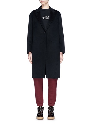 Main View - Click To Enlarge - CHRIS RAN LIN - Oversized wool-cashmere melton coat