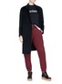 Figure View - Click To Enlarge - CHRIS RAN LIN - Oversized wool-cashmere melton coat