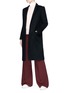 Figure View - Click To Enlarge - CHRIS RAN LIN - Long melton coat