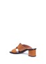Detail View - Click To Enlarge - ATP ATELIER - 'Adria Solid' knot strap leather mules