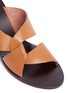 Detail View - Click To Enlarge - ATP ATELIER - 'Adria Solid' knot strap leather mules