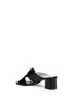 Detail View - Click To Enlarge - ATP ATELIER - 'Adria' knot strap leather mules