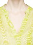 Detail View - Click To Enlarge - DIANE VON FURSTENBERG - 'Gilmore' grain shadow print silk chiffon shirt