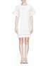 Main View - Click To Enlarge - SEE BY CHLOÉ - Eyelet cutout cotton poplin dress