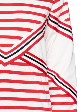 Detail View - Click To Enlarge - SEE BY CHLOÉ - Colourblock stripe jersey pullover