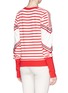 Back View - Click To Enlarge - SEE BY CHLOÉ - Colourblock stripe jersey pullover