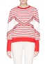 Main View - Click To Enlarge - SEE BY CHLOÉ - Colourblock stripe jersey pullover
