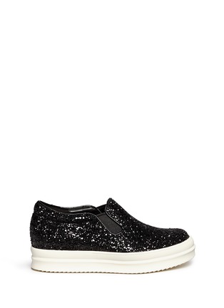 Main View - Click To Enlarge - PEDDER RED - Glitter skate slip-ons