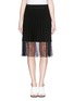 Main View - Click To Enlarge - RAG & BONE - 'Lyndale' squiggle lace crepe skirt