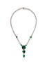 Main View - Click To Enlarge - CZ BY KENNETH JAY LANE - Cubic zirconia vertical drop necklace