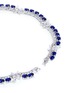 Detail View - Click To Enlarge - CZ BY KENNETH JAY LANE - Oval cut cubic zirconia floral necklace
