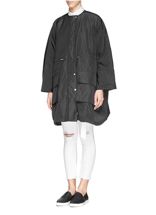 Front View - Click To Enlarge - MO&CO. EDITION 10 - Oversized nylon parka