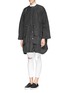 Front View - Click To Enlarge - MO&CO. EDITION 10 - Oversized nylon parka