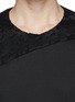 Detail View - Click To Enlarge - MO&CO. EDITION 10 - Floral cutout neoprene top