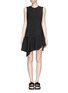 Main View - Click To Enlarge - MO&CO. EDITION 10 - Dropped waist peplum dress