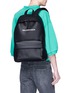 Figure View - Click To Enlarge - BALENCIAGA - 'Everyday' logo embossed leather backpack
