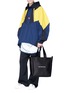 Figure View - Click To Enlarge - BALENCIAGA - 'Everyday' logo embossed medium leather tote