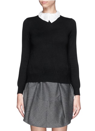 Main View - Click To Enlarge - CARVEN - Peter Pan collar sweater