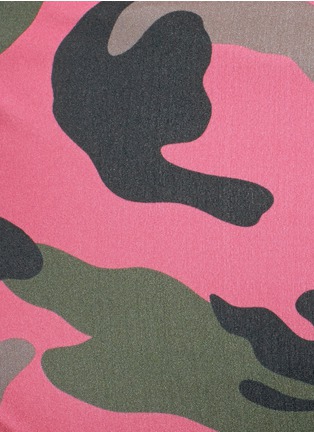 Detail View - Click To Enlarge - VALENTINO GARAVANI - Fluo camouflage bandeau set
