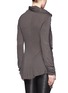 Back View - Click To Enlarge - RICK OWENS LILIES - Drape scarf long-sleeve jacket