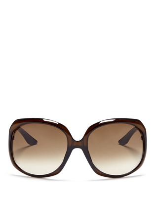 Main View - Click To Enlarge - DIOR - Oversized square acetate sunglasses
