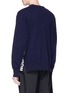 Back View - Click To Enlarge - STELLA MCCARTNEY - 'Intoxication' knit panel cashmere-wool sweater